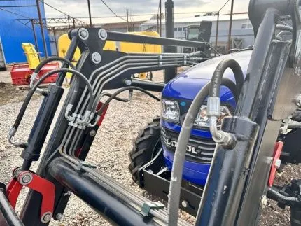 Трактор LOVOL TE 244 без кабины c погрузчиком